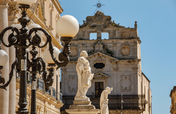 Dettaglio chiesa di Ortigia